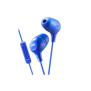 JVC HA-FX38M-A Écouteurs Intra-Auriculaire Avec Microphone et Télécommande Bleu - Simple Boutique