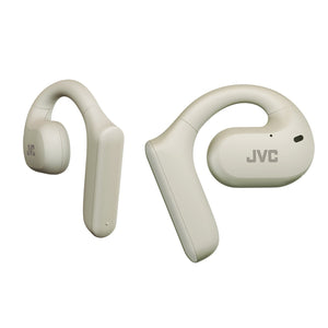 JVC HA-NP35T - Écouteurs à Oreille Ouverte Sans-Fil, Bluetooth 5.1 avec Commandes Tactiles, Blanc - Simple Boutique