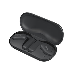 JVC HA-NP35T - Écouteurs à Oreille Ouverte Sans-Fil, Bluetooth 5.1 avec Commandes Tactiles, Noir - Simple Boutique