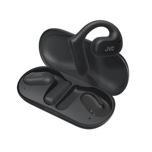 JVC HA-NP35T - Écouteurs à Oreille Ouverte Sans-Fil, Bluetooth 5.1 avec Commandes Tactiles, Noir - Simple Boutique