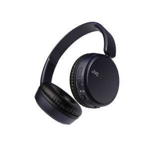 JVC HA-S36W-A - Écouteur Supra-Auriculaire Sans-Fil, Bluetooth 5.2, Télécommande et Microphone Intégrés, Bleu - Simple Boutique