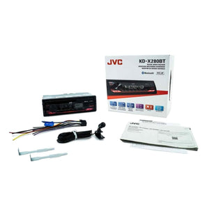 JVC KD-X280BT - Radio/Récepteur Multimédia Numérique avec Bluetooth, Pour Voiture, Noir - Simple Boutique