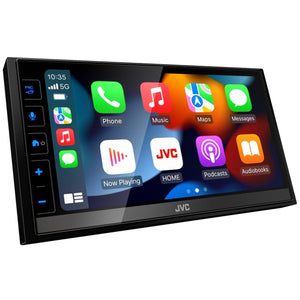 JVC - Récepteur Multimédia Numérique Avec Écran Tactile de 6.8", Contrôle Bluetooth, Pour Voiture, Noir - Simple Boutique