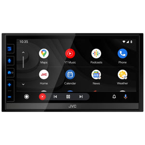 JVC - Récepteur Multimédia Numérique Avec Écran Tactile de 6.8", Contrôle Bluetooth, Pour Voiture, Noir - Simple Boutique