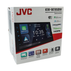 JVC - Récepteur Multimédia Numérique Avec Écran Tactile de 6.8", Contrôle Bluetooth, Pour Voiture, Noir - Simple Boutique