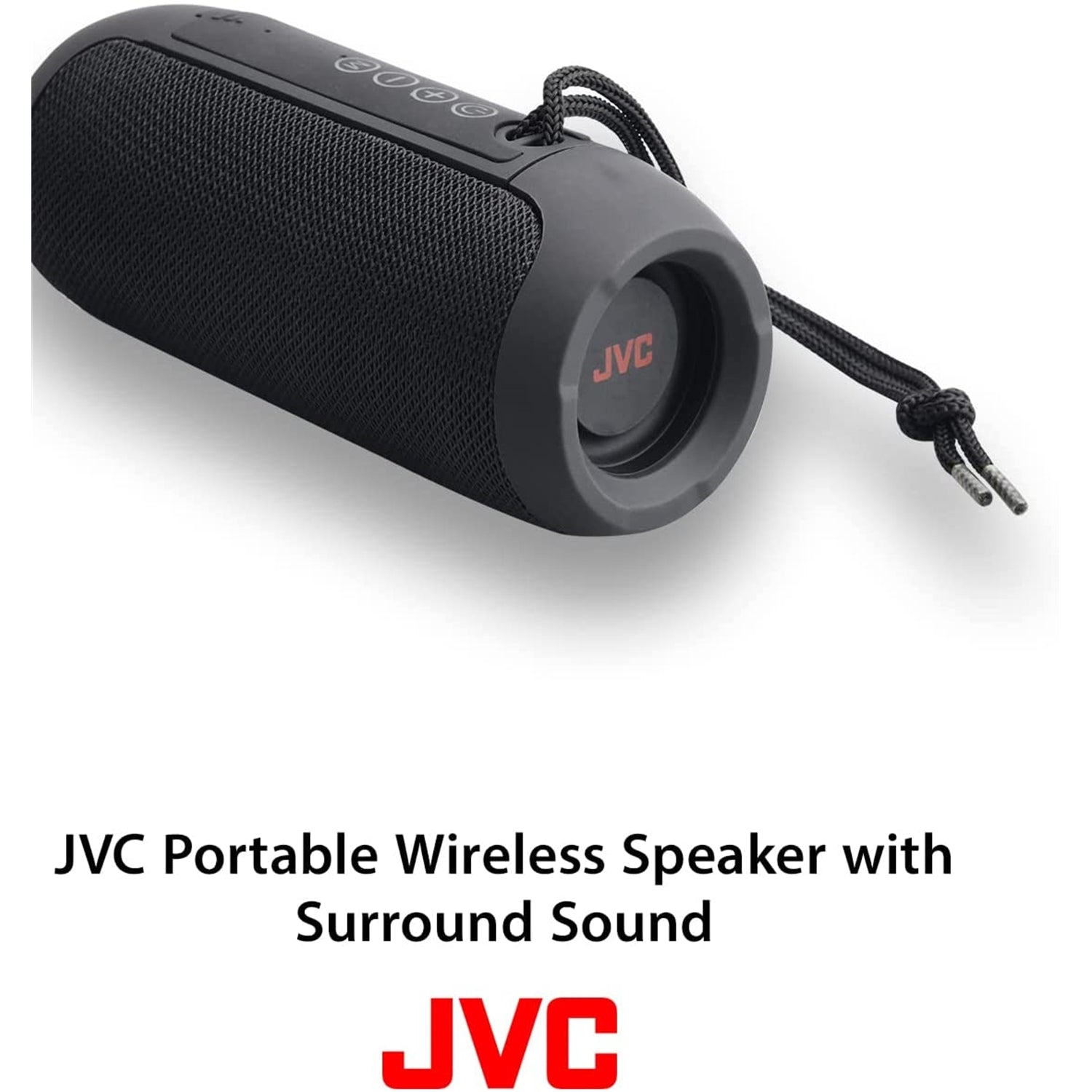 JVC SP-SX3BT - Haut-Parleur Portable Sans-Fil, Bluetooth 5.0, Résistant à L'eau, Noir - Simple Boutique