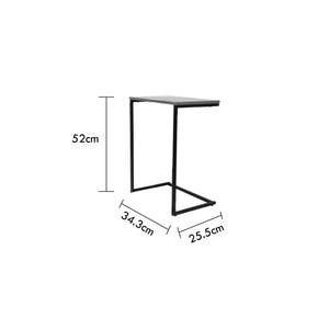 Jessar - Ensemble de 3 Tables d'appoint, De la Collection Eden, Grain de Bois Gris - Simple Boutique