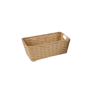 Jessar - Panier de Rangement en Osier, 30X18X12 cm, Beige - Simple Boutique