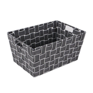 Jessar - Panier de Rangement en Tissus, 30X20X15 cm, Gris - Simple Boutique