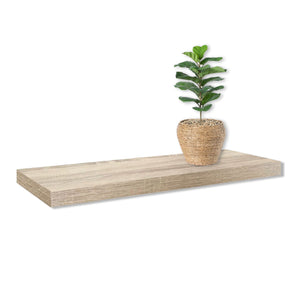 Jessar - Tablette Flottante Murale Individuelle, 31.5" x 9.25" x 1.5" , Naturel - Simple Boutique