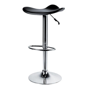 Jessar - Tabouret Tournant à Hauteur Réglable de la Collection Flex, Ensemble de 2, Noir - Simple Boutique