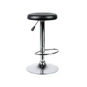 Jessar - Tabourets Tournants à Hauteur Réglable de la Collection Bruce, Ensemble de 2, Noir - Simple Boutique