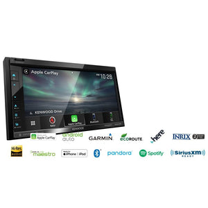 Kenwood DNR476S Radio /Récepteur Multimédia Numérique de Navigation avec Moniteur 6.8 '' et Bluetooth, Pour Voiture, Noir - Simple Boutique