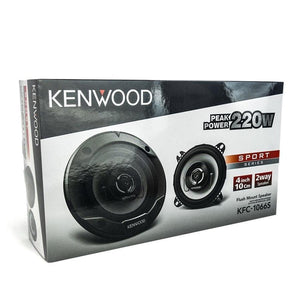 Kenwood KFC-1066S Haut-Parleur Coaxial Série Sport 210W de 4 ", Pour Voiture, Noir - Simple Boutique