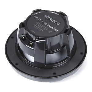 Kenwood KFC-1653MRB Haut-Parleurs Coaxiaux à 2 Voies Marine / MotorSport avec Woofers résistants à l'eau, Noir - Simple Boutique