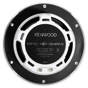 Kenwood KFC-1653MRW Haut-Parleurs Coaxiaux à 2 Voies Marine / MotorSport avec Woofers Résistants à l'eau, Blanc - Simple Boutique