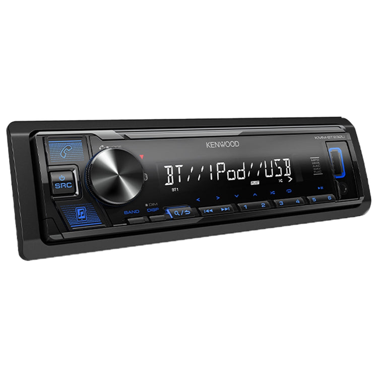 Kenwood KMM-BT232U - Récepteur Multimédia avec Bluetooth 4.2 pour Voiture, Noir - Simple Boutique