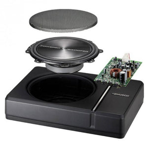 Kenwood KSC-PSW8 Boîtier de Subwoofer à Alimentation 8 po, Pour Voiture, Noir - Simple Boutique