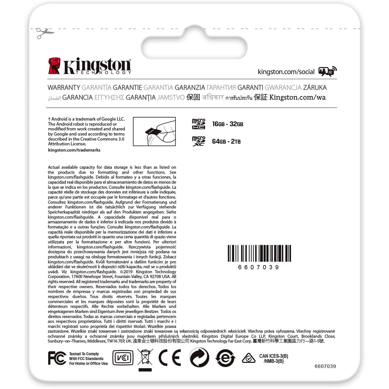 Kingston - Carte Mémoire MicroSD Plus Canvas Go avec Adapteur SD, Capactié de 128GB, Classe 10, UHS-I, U3, V30, A2 - Simple Boutique