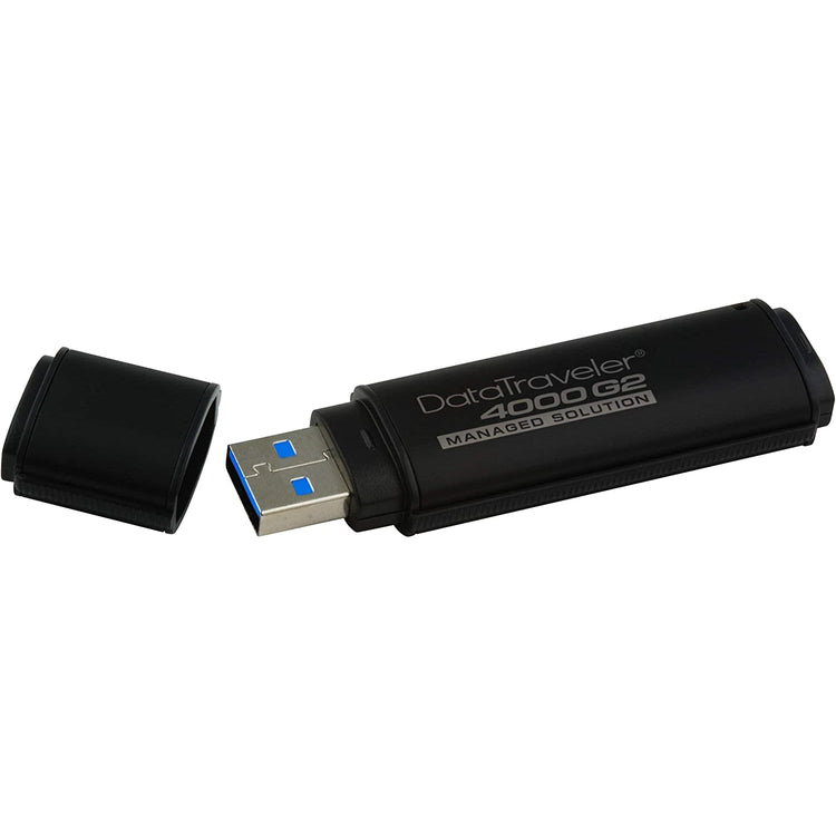 Kingston - Clé USB Chiffré USB 3.0 Data Traveler 4000G2, Capacité de 64GB, FIPS 140-2 Niveau 3 - Simple Boutique