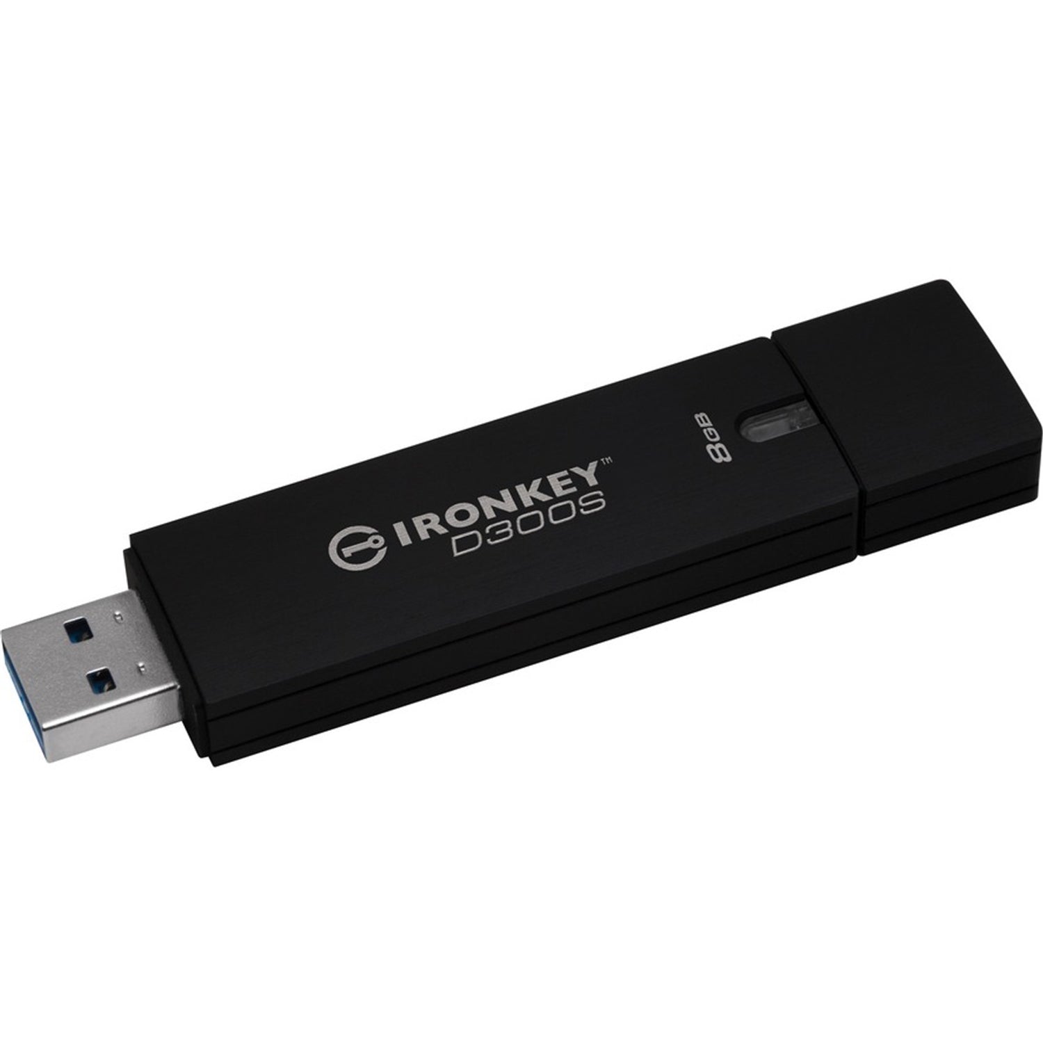 Kingston - Clé USB Chiffré USB 3.1 IronKey D300S, Capacité de 8GB, FIPS 140-2 Niveau 3 - Simple Boutique