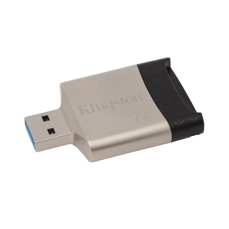 Kingston FCR-MLG4 Lecteur Multi-Cartes USB 3.0 pour SD, SDHC, SDXC, UHS-II et microSD / SDHC / SDXC, UHS-I, Argenté - Simple Boutique