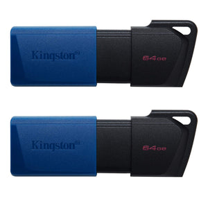 Kingston Technology - Clé USB DataTraveler Exodia M, USB 3.2 GEN 1, Capacité de 64GB, Paquet de 2 - Simple Boutique