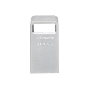 Kingston Technology - Clé USB Micro DataTraveler, USB 3.2 Gen 1, Capacité de 128GB, Boitier en Métal - Simple Boutique