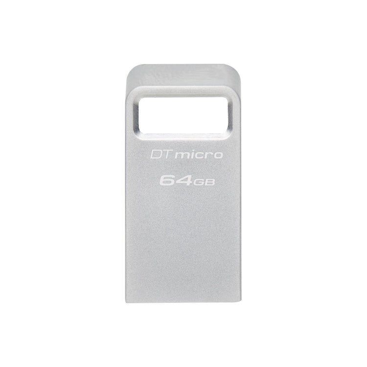 Kingston Technology - Clé USB Micro DataTraveler, USB 3.2 Gen 1, Capacité de 64GB, Boitier en Métal - Simple Boutique