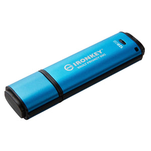 Kingston Technology - Clé USB Type-C Crypté IronKey Vault Privacy 50C, USB 3.2 GEN 1, Capacité de 128GB - Simple Boutique