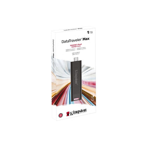 Kingston Technology - Clé USB Type-C DataTraveler Max, USB 3.2 GEN 2, Capacité de 1TB, Noir - Simple Boutique
