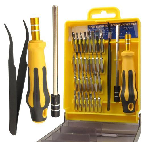 Kit de mini tournevis de précision 33 pièces avec boitier - Simple Boutique