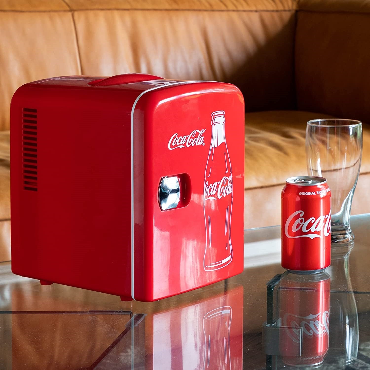 Koolatron - Mini Réfrigérateur Nostalgique Coca-Cola, Capacité de 4 Litres ou 6 Canettes, Rouge - Simple Boutique