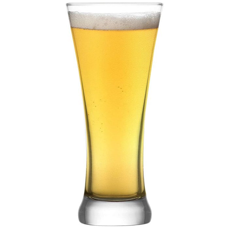LAV - Ensemble de 6 Verres à Bière, Capacité de 380mL, Vont au Lave-Vaiselle - Simple Boutique