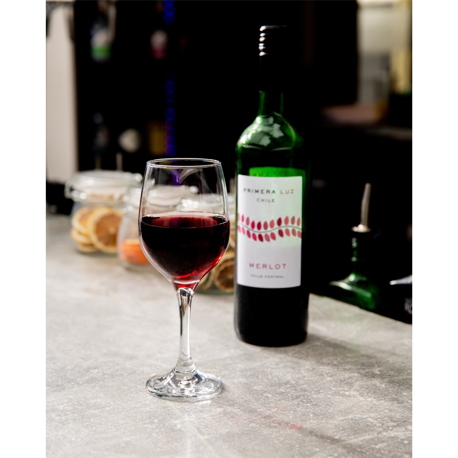 LAV - Ensemble de 6 Verres à Vin à Pied, Capacité de 300mL, Vont au Lave-Vaisselle - Simple Boutique