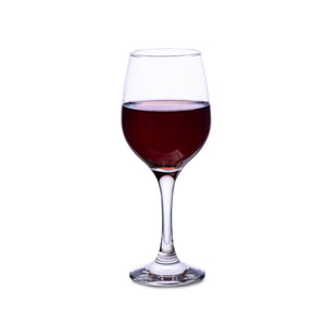 LAV - Ensemble de 6 Verres à Vin à Pied, Capacité de 400mL, Vont au Lave-Vaisselle - Simple Boutique