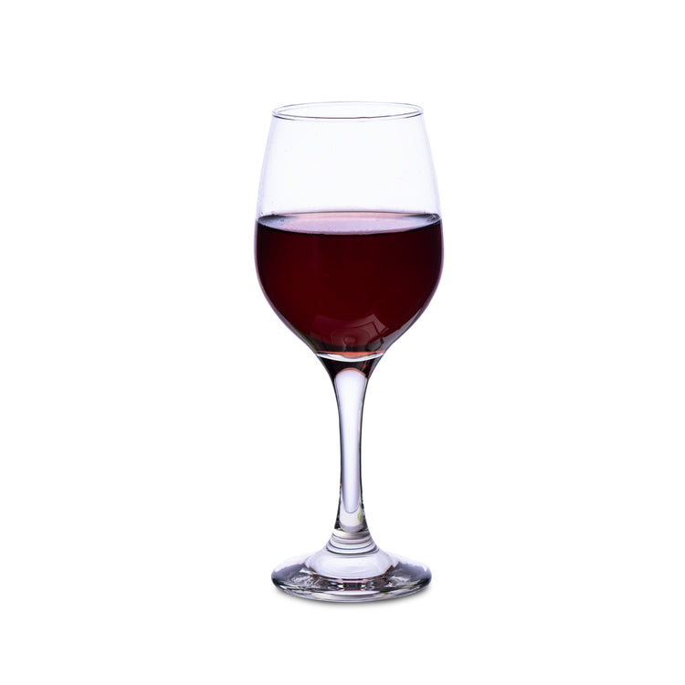 LAV - Ensemble de 6 Verres à Vin à Pied, Capacité de 400mL, Vont au Lave-Vaisselle - Simple Boutique