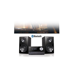 LG CM2460 Micro Chaîne HiFi Bluetooth USB 100W Noir - Simple Boutique