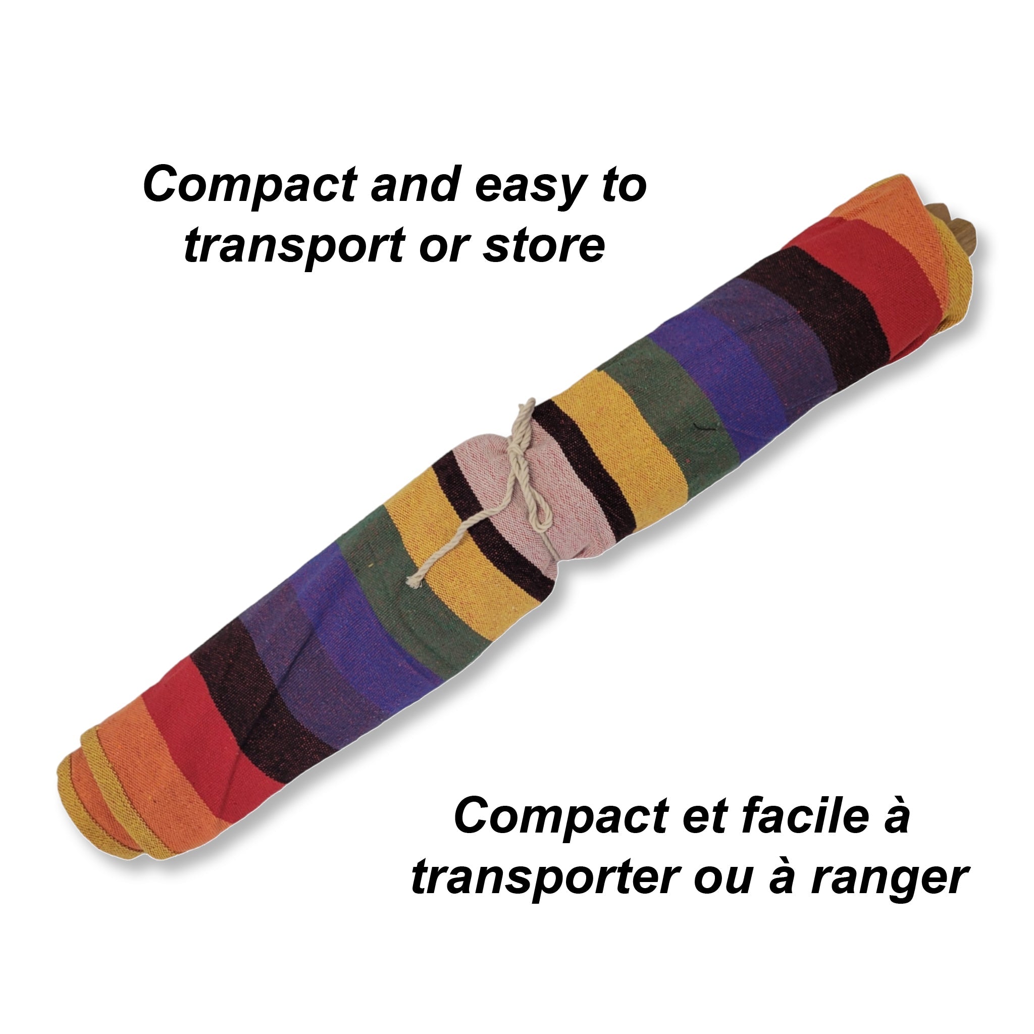 LifeStyle Nature - Hamac Suspendu en Coton avec Support en bois, Rouge - Simple Boutique