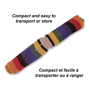 LifeStyle Nature - Hamac Suspendu en Coton avec Support en bois, Rouge - Simple Boutique