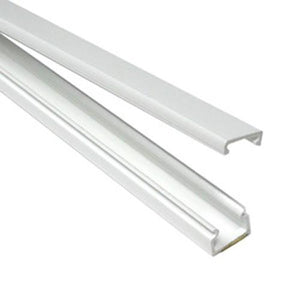 Linkit Security Cache-câbles Blanc #6 Peinturable NON-Adhésif 100mm x 27mm en Longueur de 1M - Simple Boutique