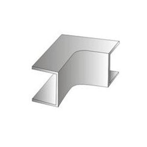 Linkit Security Coude 90 Degrés Intérieur pour Cache-câbles #4 Blanc 39x19mm - Simple Boutique