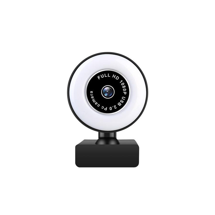 Linkit Security - Webcam CMOS Full HD avec DEL Réglables, Vision Nocturne et Mise au Point Automatique, Noir - Simple Boutique