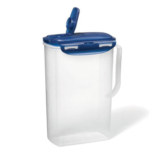 LocknLock - Contenant à Jus en Plastique, Capacité de 2 Litres, Bleu - Simple Boutique