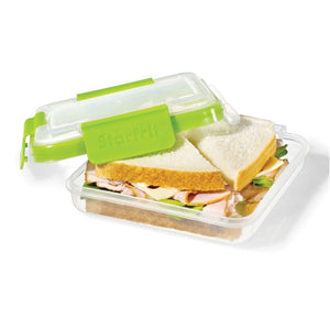 LocknLock - Ensemble de 2 Contenants à Sandwich en Plastique EasyLunch, Capacité de 473mL, Vert - Simple Boutique