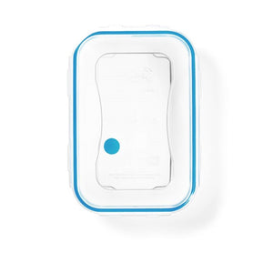 LocknLock - Ensemble de 2 Contenants en Plastique EasyMatch, Hermétiques et Étanches, Capacité de 850mL, Bleu - Simple Boutique