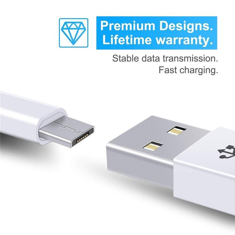 MENEEA Rallonge d'alimentation 26Pi pour Wyze Cam, Recharge Durable et Synchronisation des Données pour Caméra de Sécurité, blanc - Simple Boutique