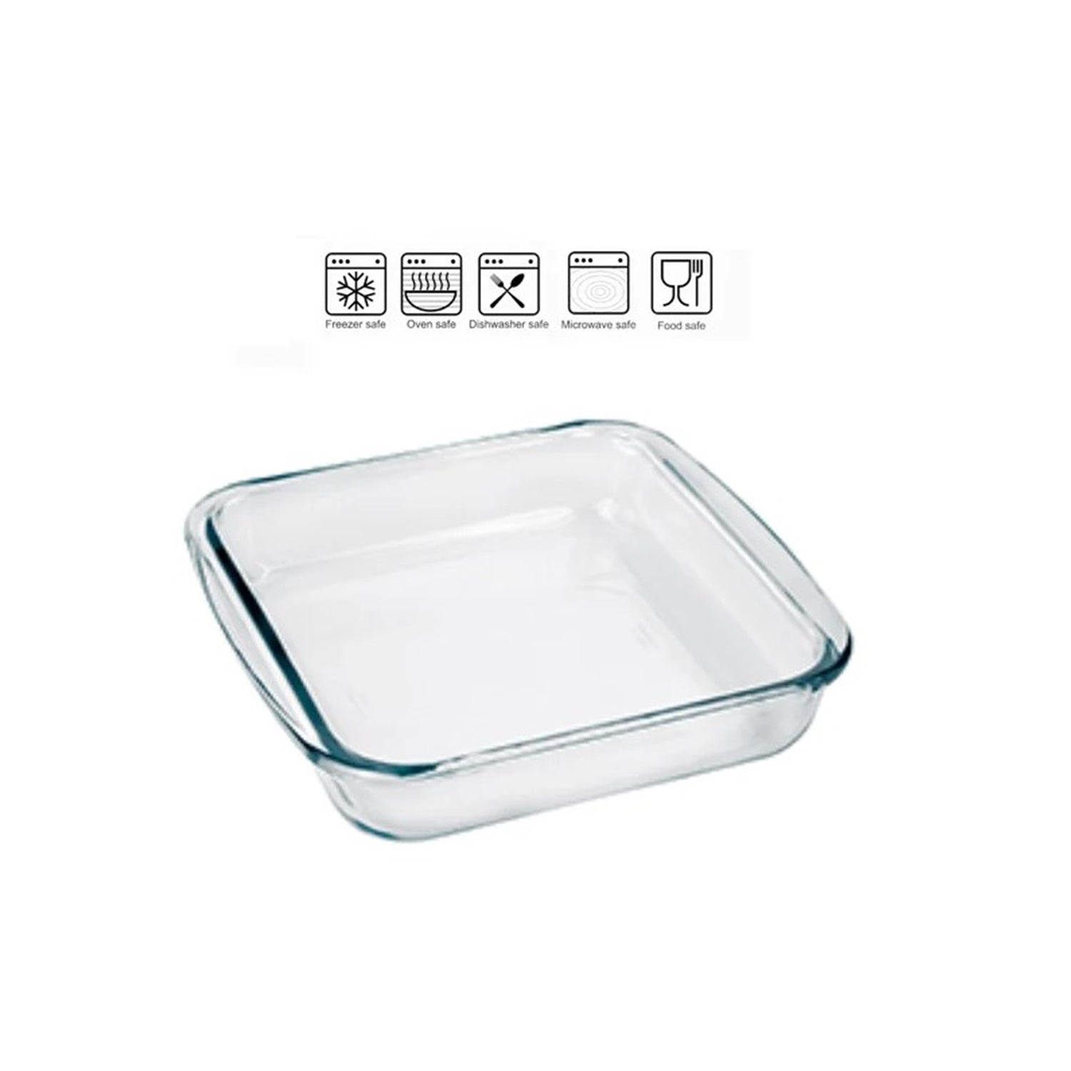Marinex - Ensemble de 2 Plats de Cuisson en Verre, Température Maximum de 572 Fahrenheit - Simple Boutique