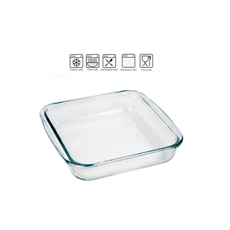Marinex - Ensemble de 2 Plats de Cuisson en Verre, Température Maximum de 572 Fahrenheit - Simple Boutique