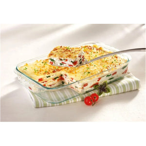 Marinex - Ensemble de 2 Plats de Cuisson en Verre, Température Maximum de 572 Fahrenheit - Simple Boutique